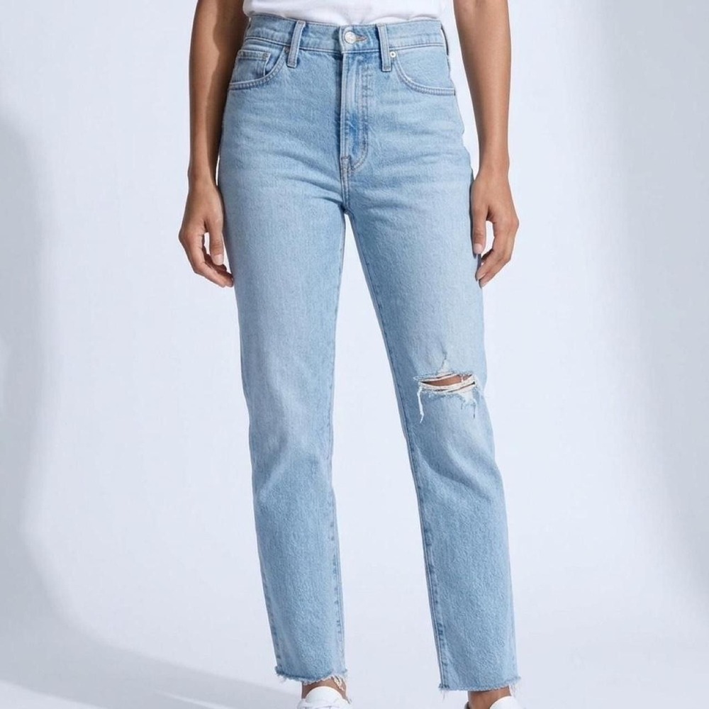 Madewell high rise straight leg